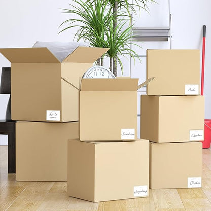 52 Pack Index Card Pockets with Top Open, 3.5 x 3 Inch Adhesive Label Pockets Clear Plastic Index Card Holder for Organizing, Storage Bins, Library Cards, Notes