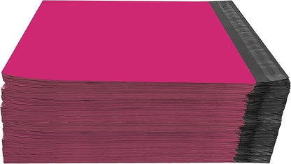 Colored Poly Mailers Pack of: Be creative with your packaging with Colored mailers (Pink, 10" x 13" pack of 500)