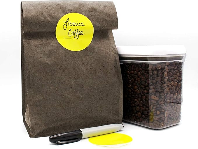 ChromaLabel 3 Inch Circle Sticker Labels, High Visibility Round Colored Stickers, Permanent Labels - 500 Sticky Dots per Roll, Fluorescent Yellow Dot Stickers