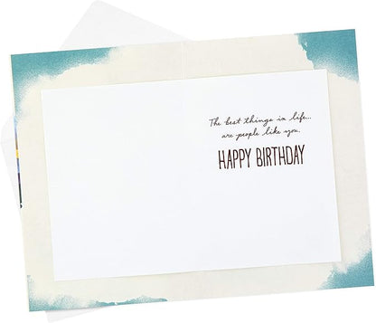 Hallmark Birthday Card (Watercolor Mountains)