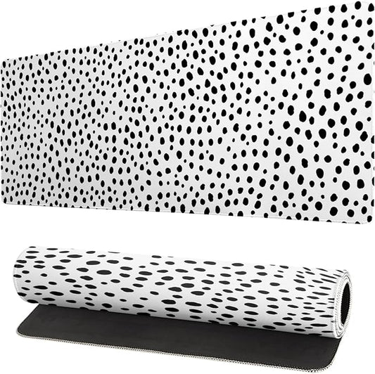 Extended Gaming Mouse Pad, Large Gaming Mouse Waterproof with Stitched Edges, Non-Slip Desktop Pad for Home and Office, Level Up Your 31.5x11.8 Inch… (Speckle Pattern)