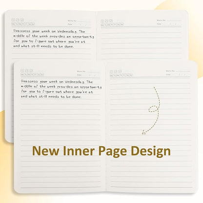 Ddaowanx 24 Pack Colorful Lined Notebooks, Journals in Bulk, 72 Pages, 36 Sheets,8.3x5.5 Inch, A5 Size, Travel Writing Notebooks Journal for Office School Supplie(Lined-24pack, 8 Colors)