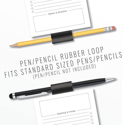 Evercio Meal Plan & Grocery List Magnetic Notepad for Refrigerator | For Shopping Lists Planner Organizer Memo Note Pad for Fridge | Kitchen Gift for Mother, Girlfriend | 7x10 Inches, 52 Sheets