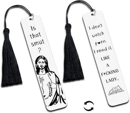 is That Smutt Jesus Bookmark,Dirty Santa Gifts,Smutty Bookmarks for Women Spicy,Women Gifts for Christmas,Stocking Stuffers for Women Adult Men,Smut Bookmarks,Gifts for Readers Book Lovers Women