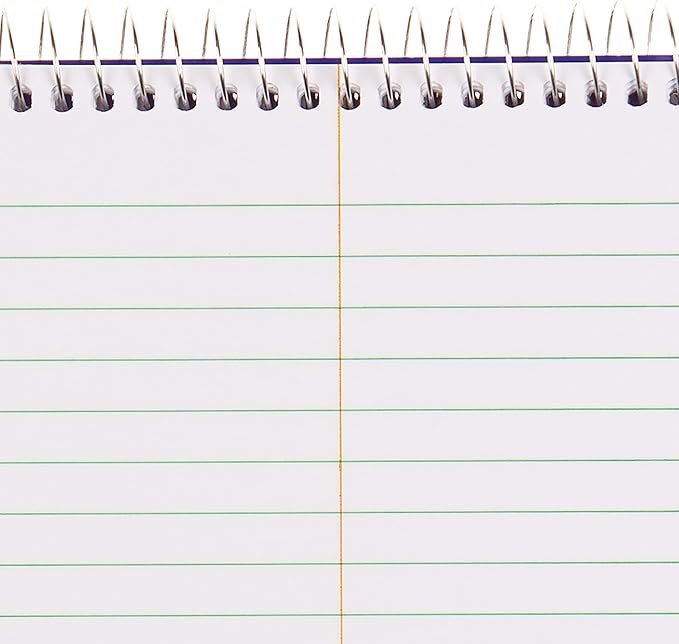 Blueline high-capacity steno pad, medium/college rule, blue cover, 180 white 6 x 9 sheets