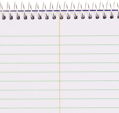 Blueline high-capacity steno pad, medium/college rule, blue cover, 180 white 6 x 9 sheets