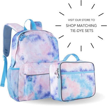 Fenrici Tie Dye Backpack: The Perfect Girls' Backpack for School, Teens and Kids with Padded Laptop Compartment, Tie Dye, Pink, 16 Inch
