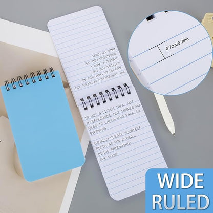 Pocket Notebook Small Notepad Pocket Notepad Small Spiral Notebooks 3X5Inches (6-brown)