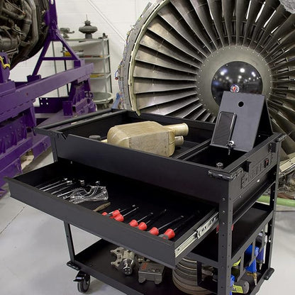 40" Work Cart with Power Tool Holder