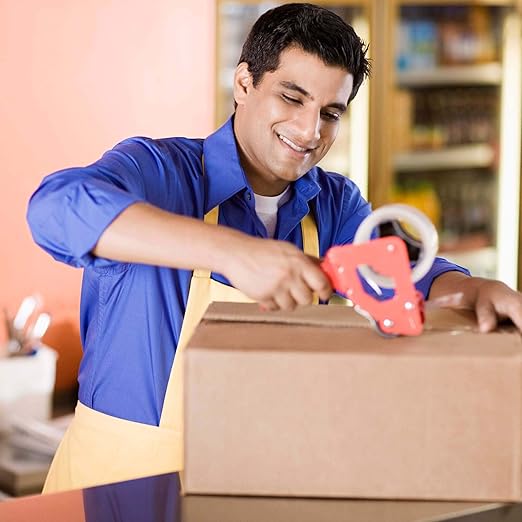 Aviditi Tape Logic 2 Inch x 55 Yard 3.5 Mil Tan, Heavy Duty Acrylic Packing Tape, 6 Pack, Perfect for Packing, Shipping, Moving, Home and Office (T901350T6PK)