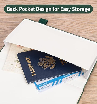 Lined Journal Notebook for Women Men, A4 Hardcover Leather Journals for Writing, 200 Pages Thick Paper, Daily Journal Notebook for Work, School, Note Taking, Business, Travel, College Ruled