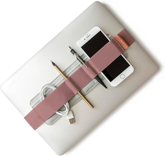 Beblau SLIM Portable Electronic Organizer attachable to your laptop & notebook | Backpack & desktop organizers Office, Home & School | Working Home Solution | Laptop accessories | B-DAY GIFT PURPLE