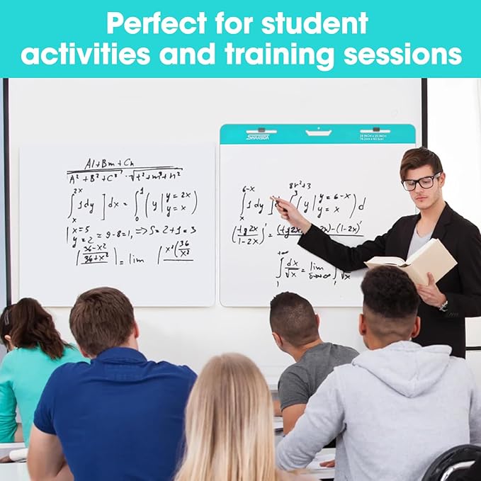 Large Sticky Easel Pads,30 in x 25 in,2 Pad/Pack,30 Sheets/Pad, Large Flip Chart Paper, Anchor Chart Paper for Teachers,Self Stick Easel Paper for Office,Classroom Supplies