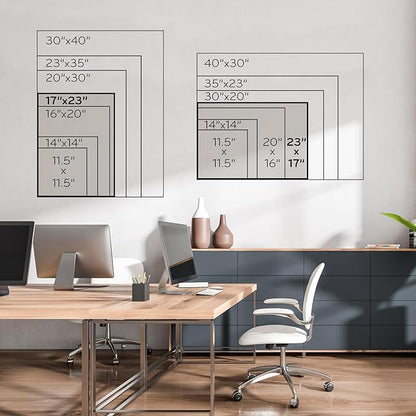 U Brands Cork Bulletin Board, 17 x 23 Inches, Light Birch Wood Frame (265U00-01)