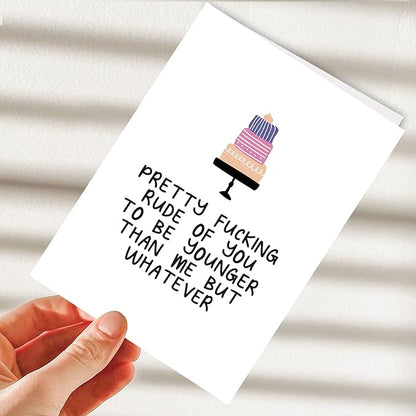 Hqulpr-Funny Birthday Cards For Women, Birthday Cards For Sister, Happy Birthday Bestie Card, Birthday Cards For Women Friendship, Funny Happy Birthday Card For Her, Best Friend, Coworkers