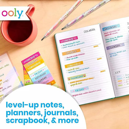 Ooly Scented Tutti Fruitti Color Changing Gel Pens Set of 6-1.00mm NIB, Easter Activities for Kids, Color Changing as you Write, Pens for Kids, Adults, Art and Stationery Supplies