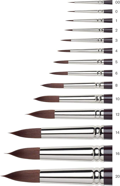 Winsor & Newton Galeria Round Short Handle Brush, Size 5