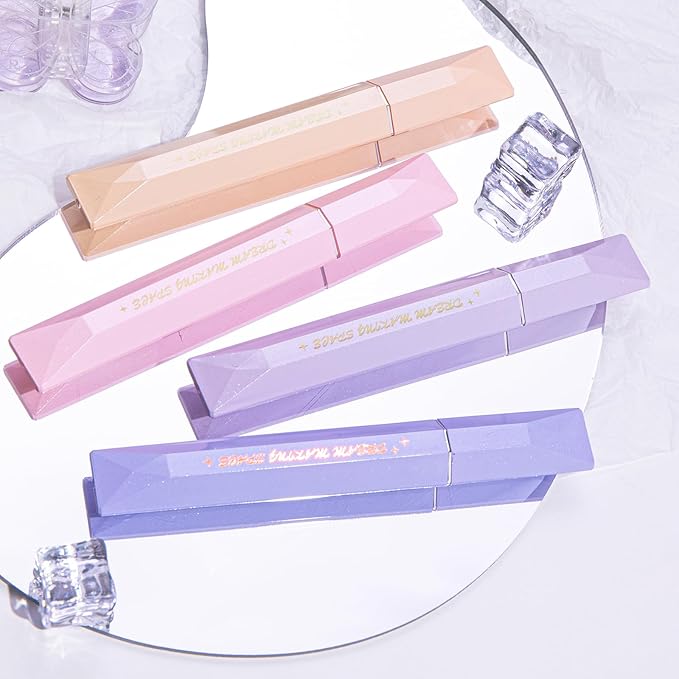 COLNK Glitter Pastel Highlighter,Set of 6 Pcs Cute Aesthetic Highlighters Assorted Colors,Chisel Tip,Metallic Highlighters for Journal Planner, Highlighting, Note-taking,Glitter Ink A