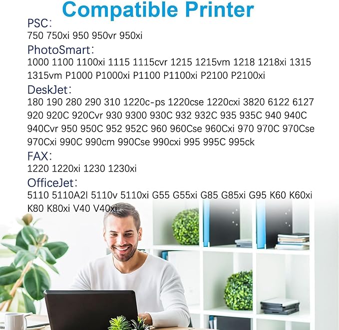 78 Remanufactured Ink Cartridge Replacement for hp 78 Ink Cartridge Tri-Color C6578D for HP Deskjet 940c 920c 970c Color Copier 180 Fax 122 Photosmart1000 PSC 750 954 Printer (1Pack,Tri-Color)