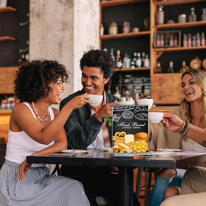 Acrylic Sign Holder 8.5 x 11 Clear Table Signs Stand, Double Sided T Shape Flyer Holder Plastic for Picture Paper Card Holder for Mall Office Home Store Restaurant