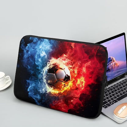 Football Laptop Sleeve for Men Boys 13 inch Lap Top Case Slightly Laptop Pouch with Humanize Design Computer Carrying Case Easy to Clean Laptop Accessories Water and Flame Tablet Bag