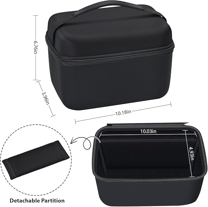 Mini Projector Case Compatible with Magcubic for Alwtniet for Limimart for Aubor for HIPPUS Portable Projector 4K 1080P Support, Storage Holder Organizer for Smart Projector, Accessories (Box Only)