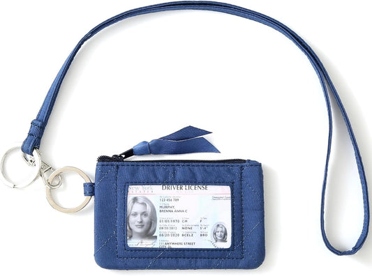 WONDERFUL FLOWER Lanyard Wallet, ID Holder, ID Wallet with Lanyard, Keychain Wallet for Women, Card Holder Wallet