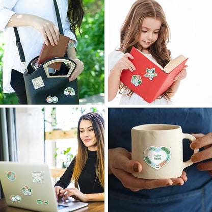 Libima 72 Pieces Anxiety Sensory Stickers Anxiety Textured Stickers Fidget Stickers Mindfulness Sticker School Counselor Supplies Adult Sensory Items Anxiety Relief, 9 Styles (Fresh Color)