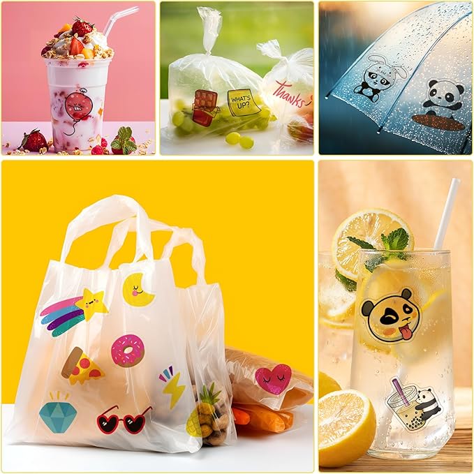 120 Sheets Printable Clear Sticker Paper for Inkjet Printer, Premium Vinyl Transparent Sticker Paper Waterproof, Dries Quickly, Vivid Colors, Tear Resistant, 8.5x11" Labels Great for Cutting Machines