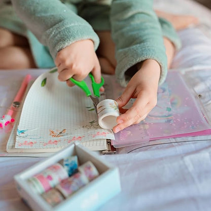 PATIKIL A6 Clear Binder Cover, Soft PVC Loose Leaf Binder Protector Refillable Notebook Shell with Snap Button Closure for DIY Meeting Notebook Folder, Pink