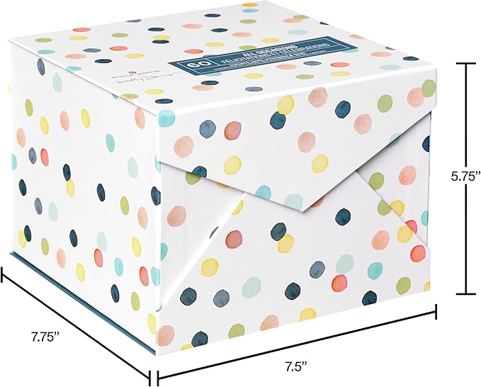 American Greetings 60-Count All Occasion Greeting Card Assortment with Storage Box, Dividers, Envelopes and Seals (Kathy Davis Designs)