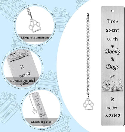 Bookmark Funny Dog Gift - Dog Mom Gifts Dog Lovers Gifts for Women Men Cool Gift for Dog Owner Dog Themed Gifts for Pet Owners Unique Birthday Thanksgiving Christmas Valentine Day Gifts