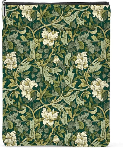 Botanical Book Sleeve, Classic Flower Book Covers for Paperbacks, Floral Book Pouch Book Protector, Book Lovers Gifts for Women Girls Boss, Book Accessories Book Club Gifts Christmas Birthday Gifts