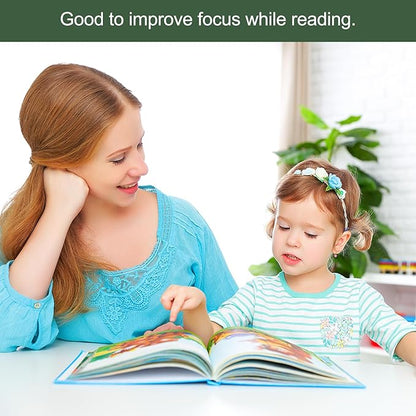 YOKIVE 8 Pcs Guided Reading Strips, Book Highlighter Strips Reading Tracker Bookmark Teacher Supply, Great for Classroom (Green Transparent, 7.48"x2.76")