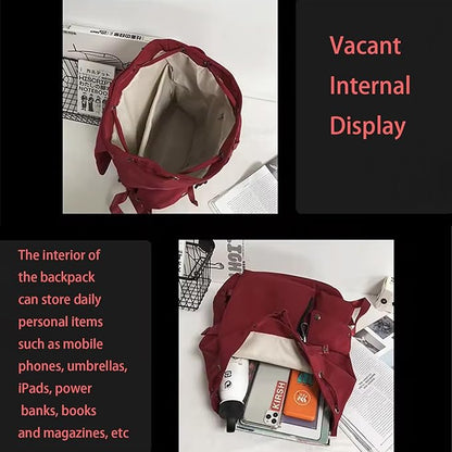 Flip Design Laptop Backpack, Waterproof and Shockproof, Daily Travel Backpack, Reddish Brown