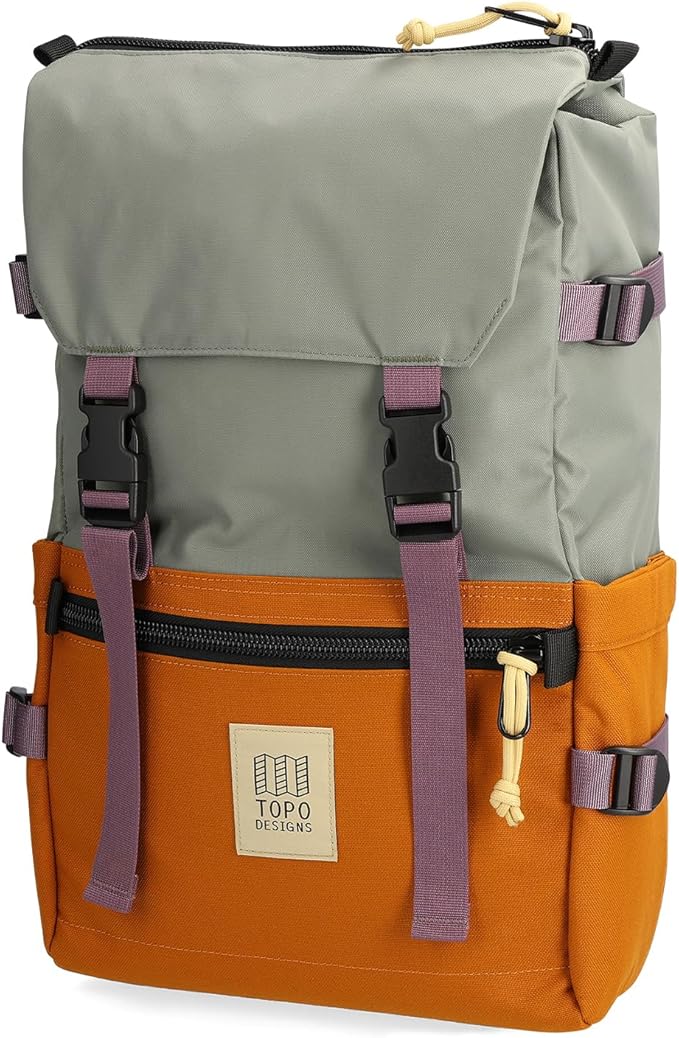 Topo Designs Unisex Rover Pack Classic, Beetle/Spice, One Size