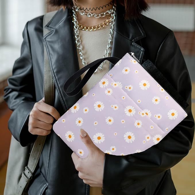 DSIUE Book Sleeve Book Protector Book Lovers Gifts Book Covers for Paperbacks with Zipper,11.4 X 9 Inch