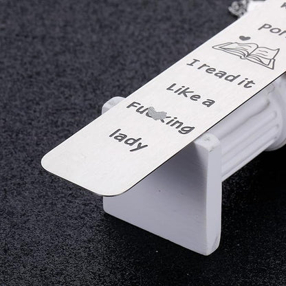 White Elephant Gifts for Adults, Christmas Gifts, Stocking Stuffers for Women, Gag Gifts, Funny Smutty Bookmarks for Women Reading Book Lovers Spicy Book Mark for Coworker Anniversary Valentines