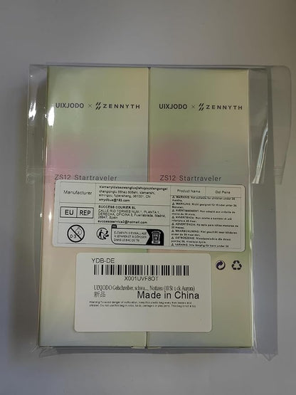 UIXJODO Gel Pens, 10 Pcs Black Ink Pens for Women, 0.7mm Medium Point Smooth Writing Pens with Silicone Grip, High-End Series Metal Clip Retractable Pens for Journaling Note Taking (10 Pcs Pastel)