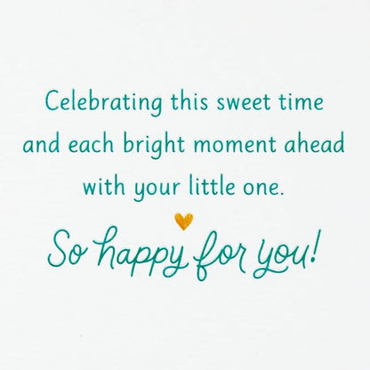 Hallmark Baby Shower Card for New Parents (Hooray) Welcome New Baby, Congratulations, Gender Reveal