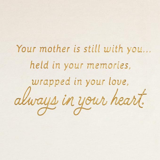 Hallmark Sympathy Card for Loss of Mom (A Mom's Love Never Ends)