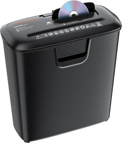 Bonsaii Paper Shredder for Home Use, 8-Sheet StripCut Home Office Shredder, CD/Credit Card Shredder Machine with Overheat Protection, 3.4 Gallons Wastebasket