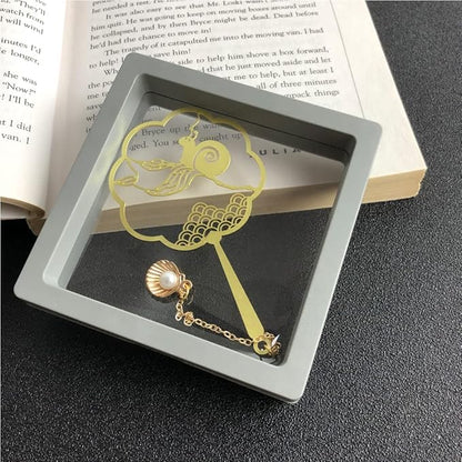 Bookmarks for Book Lovers Book Marks for Reading Women Birthday Graduation Christmas Gifts for Her Cute Metal Bookmark Book Markers Stocking Stuffers for Teens (Snails)