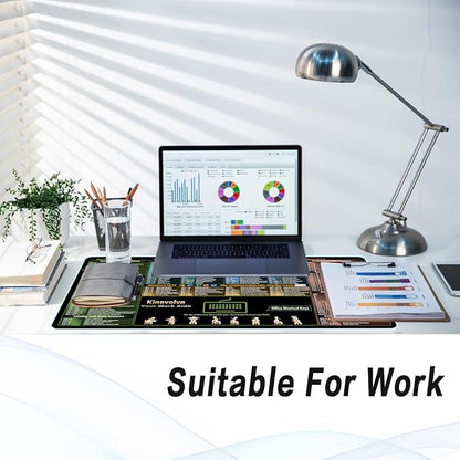 Excel/Word/Outlook/Windows/PowerPoint Shortcut Keys Mouse Pad, Shortcut Mat for Pc Office,Large XL Gaming Mousepad,Non-Slip Stitched Edge 31.5" x 11.8"