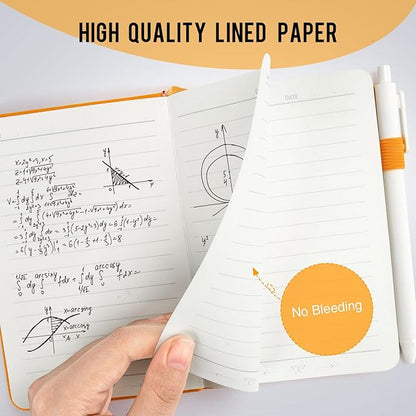 Pocket Small Notebook Journals, 8 Pack (8 Candy Color) Mini Notebook 3.7x5.7 Butterfly Journaling Notebooks for Women Men, Hardcover Lined Note Pads with Pens for Work, Business, Travel Journal, Office Supplies