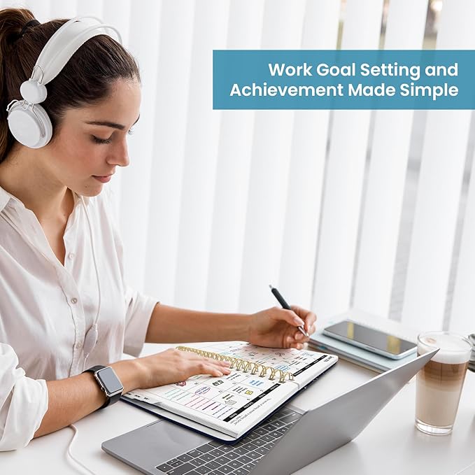 2026 Planner, Weekly and Monthly Planner for Women, January 2026 to December 2026, Pretty Hardcover 2026 Calendar Planner Book with Tabs, Inner Pocket, Spiral Bound, Perfect Office Home School Supplies - 6.3" x 8.5", Midnight Jungle