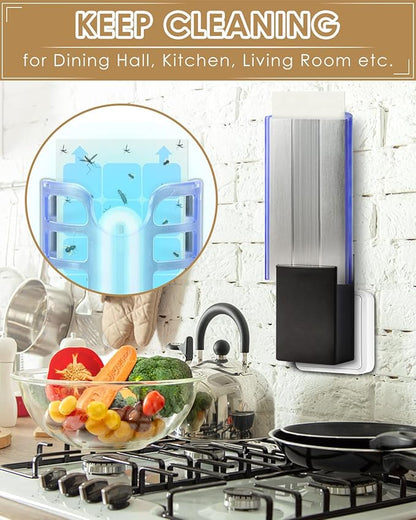 TINDTOP 60 Pack Replacement Glue Boards for Dynatrap DT3009, Indoor Glue Boards Refill Sticky Cards for Dynatrap DT3009 DT3019 DT3039