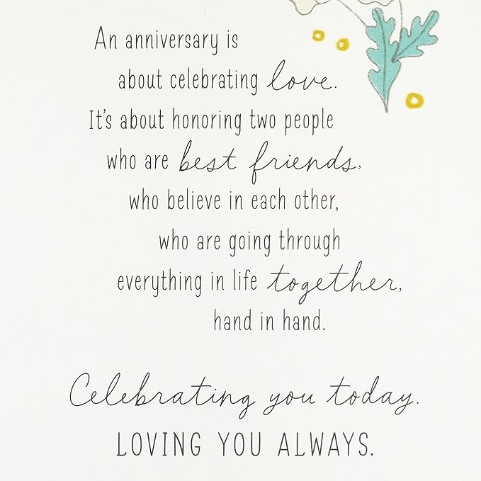 Hallmark Anniversary Card for Couple (So Good Together)