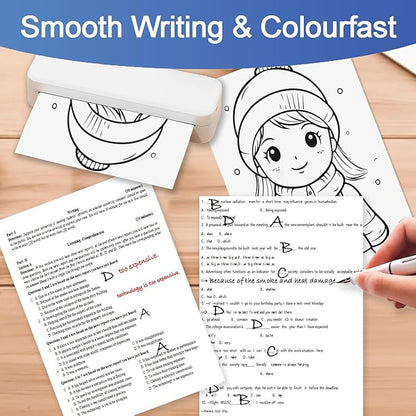 Potanro Thermal Printer Paper Printing Paper Quick-dry A4 Printing Paper Quick-dry Thermal Paper 8.3''x23'' thermal printer paper Multipurpose Thermal Paper for Thermal Printer (3 Rolls)