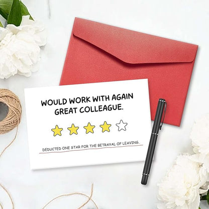 Coworker Leaving Card, Hilarious Farewell Card, Retirement/Goodbye Gift Card, New Job Congratulation Card, Good Luck Card, Starting A New Chapter Card